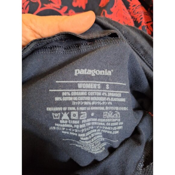 Patagonia Women's Small Dress Lliana Blue Floral Halter Cotton Bechy Babydoll - Picture 5 of 8